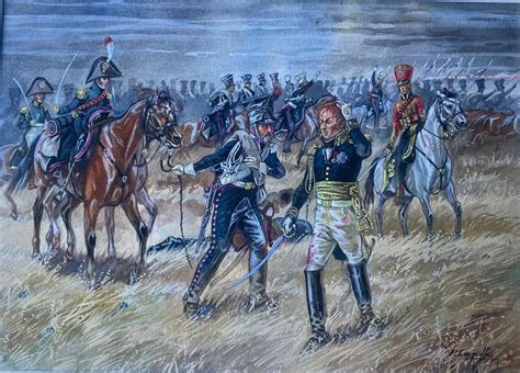 Waterloo 1815 dans l une des charges qu il a menées le maréchal Ney