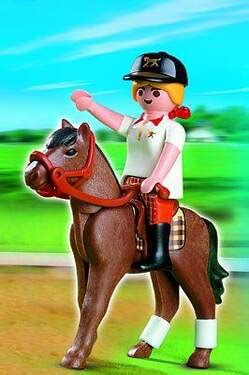 PLAYMOBIL 4191 Reiterin Mit Pferd Duo Shop De