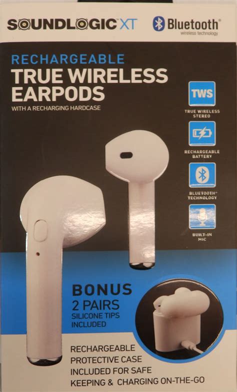 Soundlogic XT Bluetooth Rechargeable True Wireless Earpods Goldmart