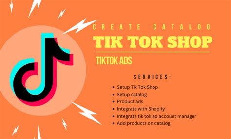 Setup Tiktok Catalog For Tik Tok Shop And Ads Link With Shopify By Muhammadjaved44 Fiverr