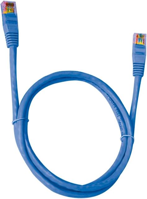 Cabo De Rede Pluscable Cat 6 10M Azul Patch Cord Pc Eth6U100Bl