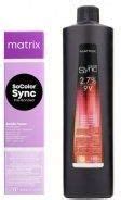 Matrix Socolor Sync Acidic Toner Pre Bonded Zestaw Toner Oksydant