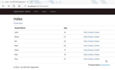 Entity Framework In Asp Net Mvc Core Webframes Org