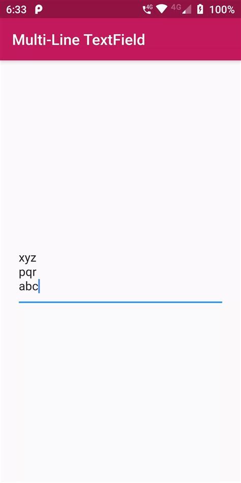 How To Create Multi Line Textfield Using Flutter Android App In 2022