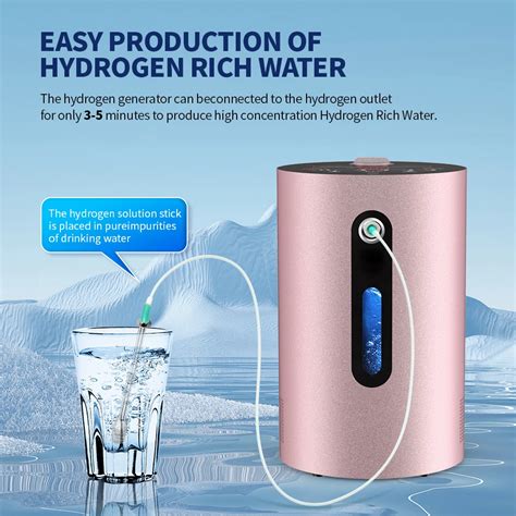 Suyzeko Portable Molecular Hydrogen Water Generator Hydrogen Inhalation