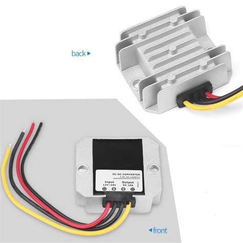 SURENHAP Convertisseur DCDC Convertisseur DC12V 24V à 5V 10A 50W