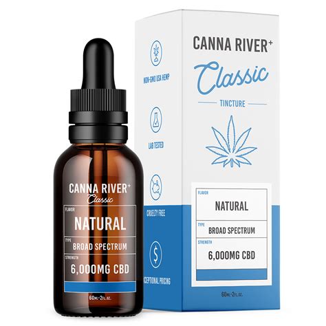 Canna River Broad Spectrum Cbd Oil 6000mg 60ml Dr Ganja