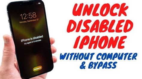 Quick Unlock Any Disabled Iphone Without Computer And Bypass How To Unlock Disabled Iphone