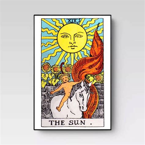 The Sun Tarot Card Art the Sun Tarot Fan Art - Etsy