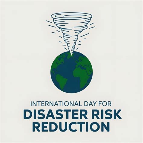 Vector International Day For Disaster Risk Reduction Premium Ai