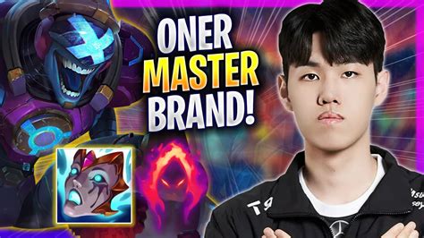 ONER THE MASTER OF BRAND T1 Oner Plays Brand JUNGLE Vs Xin Zhao