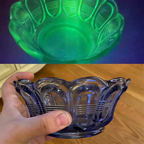 How Radioactive Is Uranium Glass I Found What I Thought Was Uranium Vaseline Glass At Goodwill