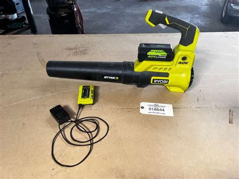 Ryobi 40V Cordless Variable-Speed Jet Fan Blower - Gavel Roads Online ...