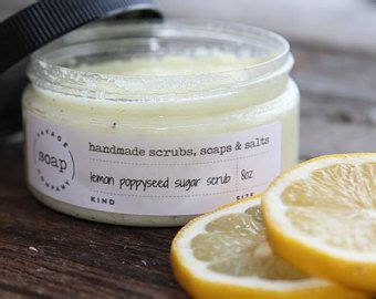 Lemon Poppy Seed Sugar Scrub By Savagesoapcompany On Etsy Sugar Scrub