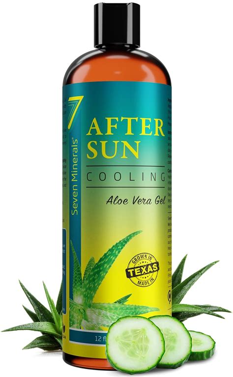 Amazon NEW Cooling After Sun Gel With Aloe Vera For Skin Face