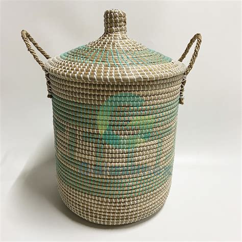 Seagrass Hamper With Lid From Manufacturer Galaximex