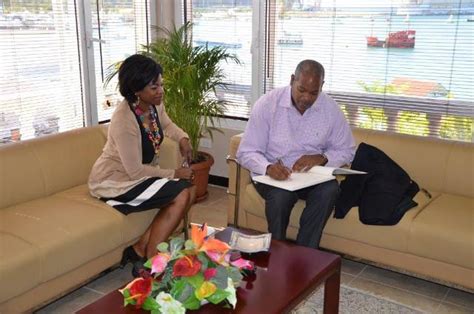 President Arrindell Meets With Minister Of Health De Weever