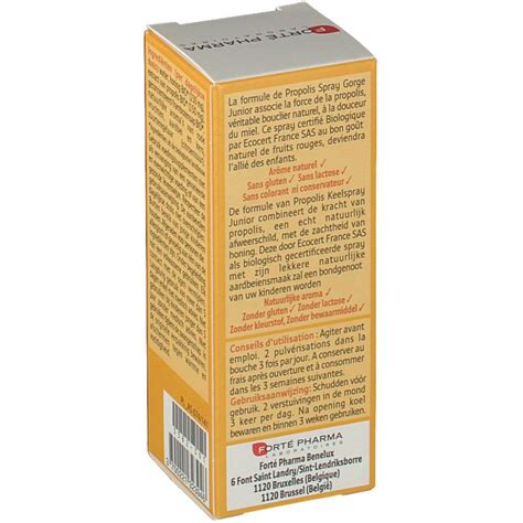 Forté Pharma Propolis Spray Gola Junior 15 ml Redcare