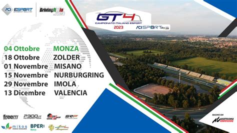 Campionato Italiano Gt Sprint Aci Esport Mattia Zampedri Il Pi