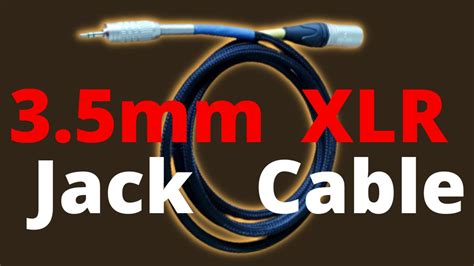 How To Make Xlr To Mm Adapter Cable Youtube