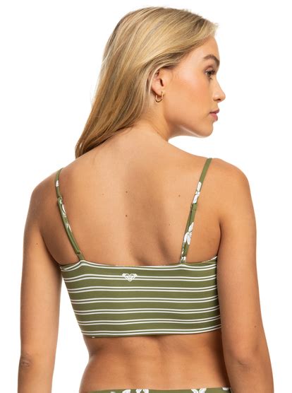 Retro Revo Reversible Bikini Top For Women Roxy