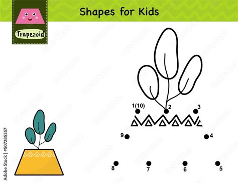 Vetor De Connect The Dots And Draw A Plant In Pot Dot To Dot Number