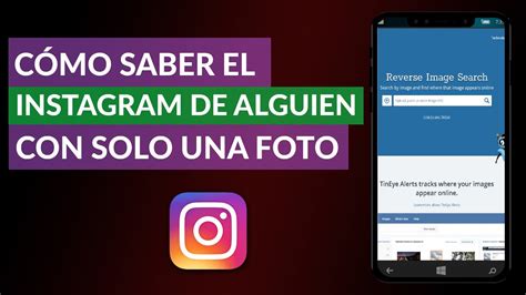 Cómo buscar a alguien en INSTAGRAM con una foto YouTube