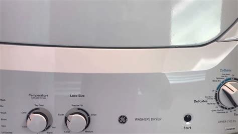 Ge General Electric Guv Essm Ww Washer Dryer Combo Dryer Test