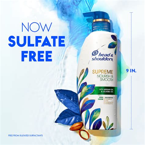 Head And Shoulders Supreme Sulfate Free Nourish And Smooth Shampoo All