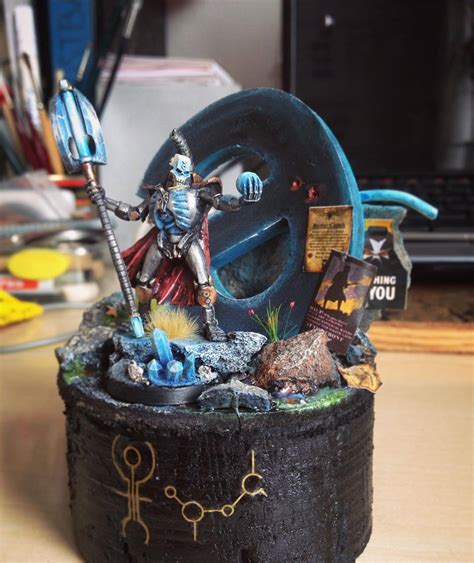 All Things Warhammer — Description Necron Lord Diorama Workin On