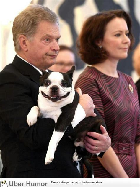 The Finnish President and his dog | Funny Pictures, Quotes, Pics ...