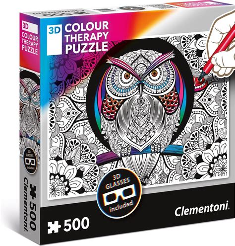 Puzzel 500 Stukjes Volwassenen Legpuzzel Clementoni 3D Puzzel