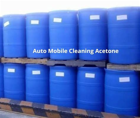 Acetone Solvent 99 160 Kg Drum For Industrial Equipment Cleaning