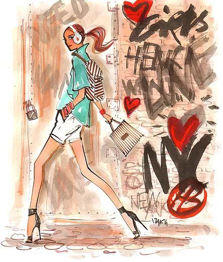 Gallery Izak Zenou Henri Bendel Illustration Illustrators Fashion