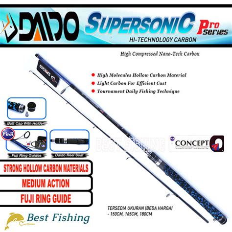 Promo Joran Pancing Daido Supersonic Pro Series Carbon Cm Cm