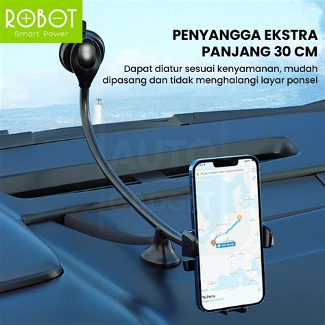 Jual ROBOT Car Holder Dashboard Kaca Mobil Mount HP Phone Stand ROBOT