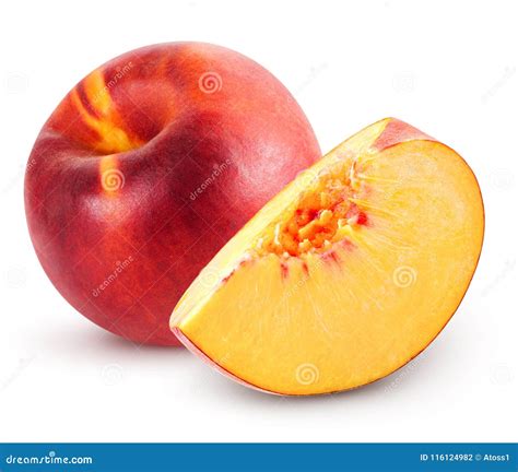 Peach Fruits Isolated Stock Photo Image Of Vegetarian 116124982