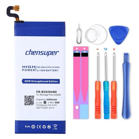 Chensuper EB BG928ABE de batería de repuesto para Samsung GALAXY S6