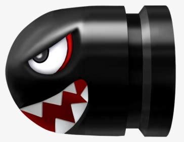 Mario Bullet Bill Or Banzai Bill - Mario Bullet Png, Transparent Png ...