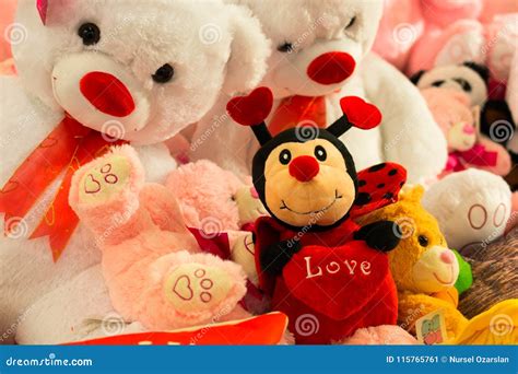 Valentines Day T Plush Toys Stock Image Image Of Lucky Double