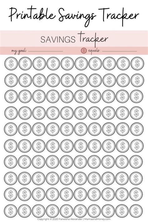 Printable Savings Plan - Printable Word Searches