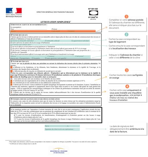 Comment Remplir Son Attestation De Tva Simplifi E