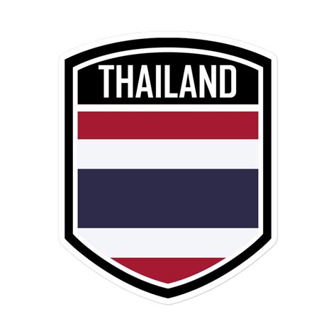 Thailand Flag Emblem Stickers High Quality Vinyl Decals - Etsy