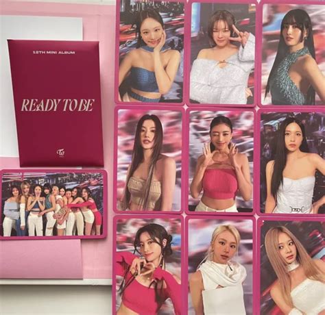 Twice Ready To Be Official Pob Photocard Set Pre Order Benefit Eur