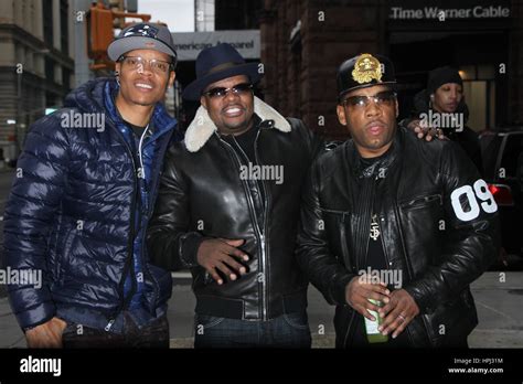 Ronnie DeVoe, Ricky Bell, Michael Bivins of Bell Biv DeVoe at AO BUILD ...