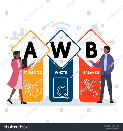 Awb Automatic White Balance Acronym Business Stock Vector Royalty Free