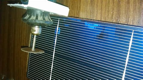 How To Cutting Solar Cell Youtube