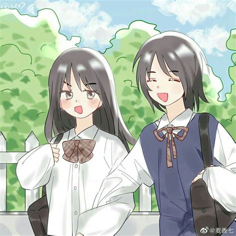 Yuri Manga Yuri Anime Till Dawn Sisters Drawing Sun Projects Video X Lesbian Art Cute Art