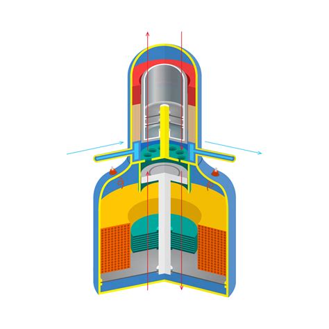 Thermonuclear fusion reactor diagram. Vector. Way to new energy. Device ...