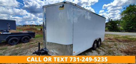 Repo 2021 Covered Wagon Trailers 85 X 16 Tandem Axle Enclosed Cargo Trailer Tenn Trailers